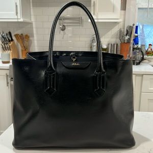 COPY - Lauren Ralph Lauren black leather tote